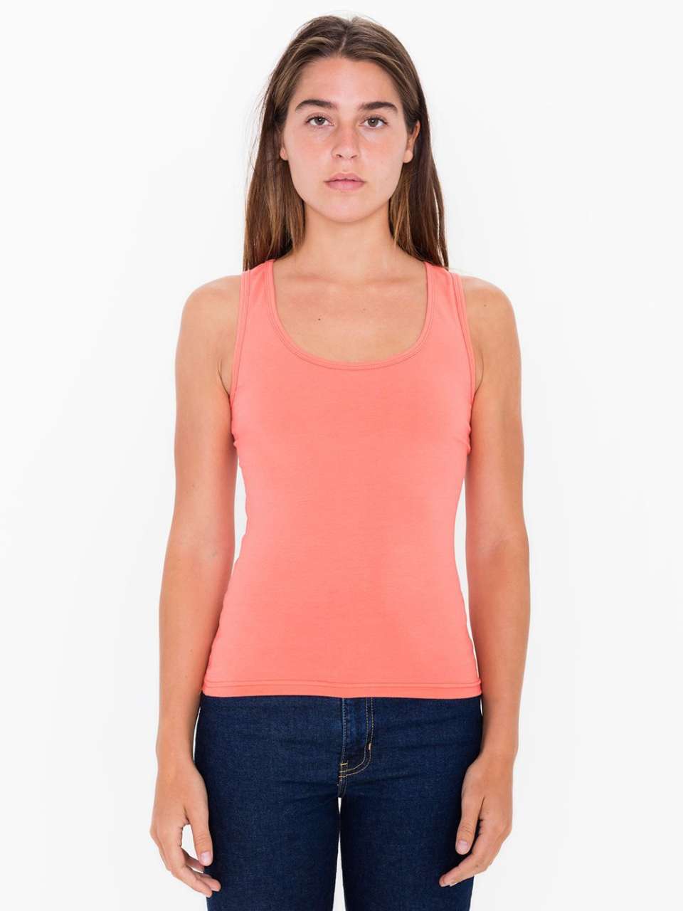 AA8308 - WOMEN'S COTTON SPANDEX TANK TOP