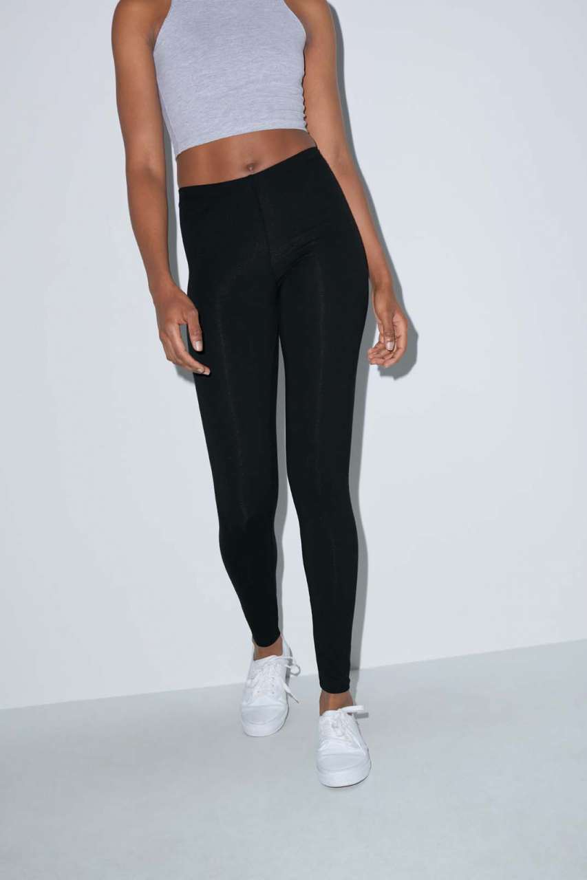 AA8328 - WOMEN'S COTTON SPANDEX JERSEY LEGGING
