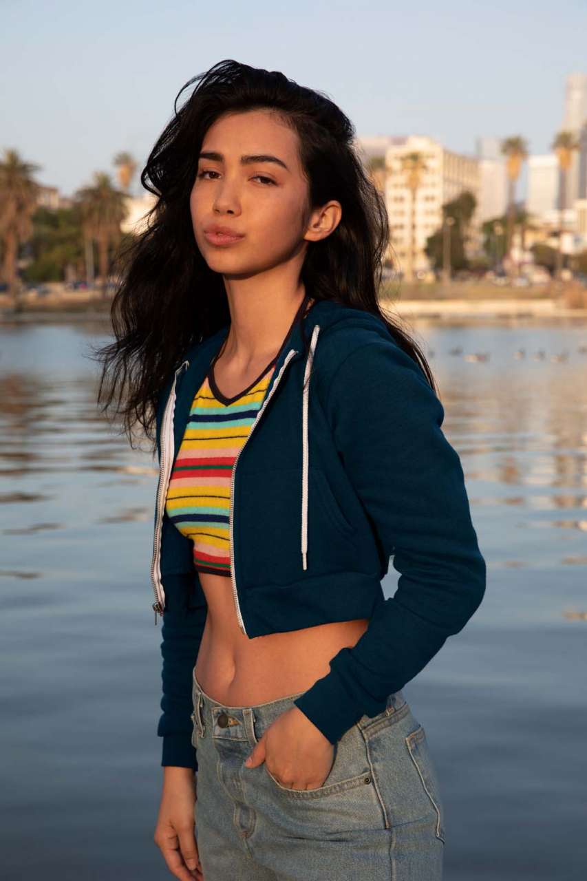 AAF397 - WOMEN'S FLEX FLEECE CROPPED ZIP HOODED SWEATSHIRT