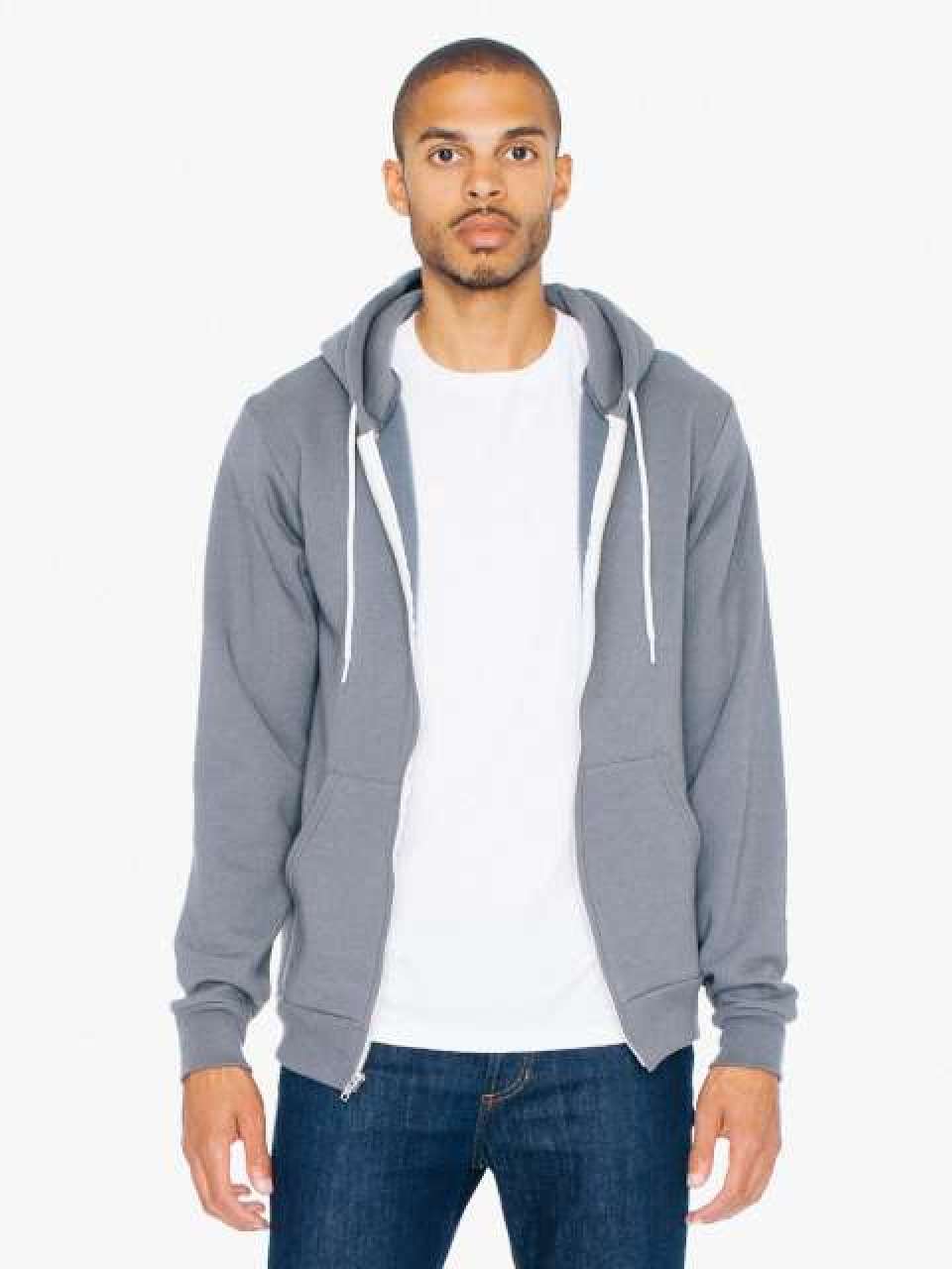 AAF497 - UNISEX FLEX FLEECE ZIP HOODIE