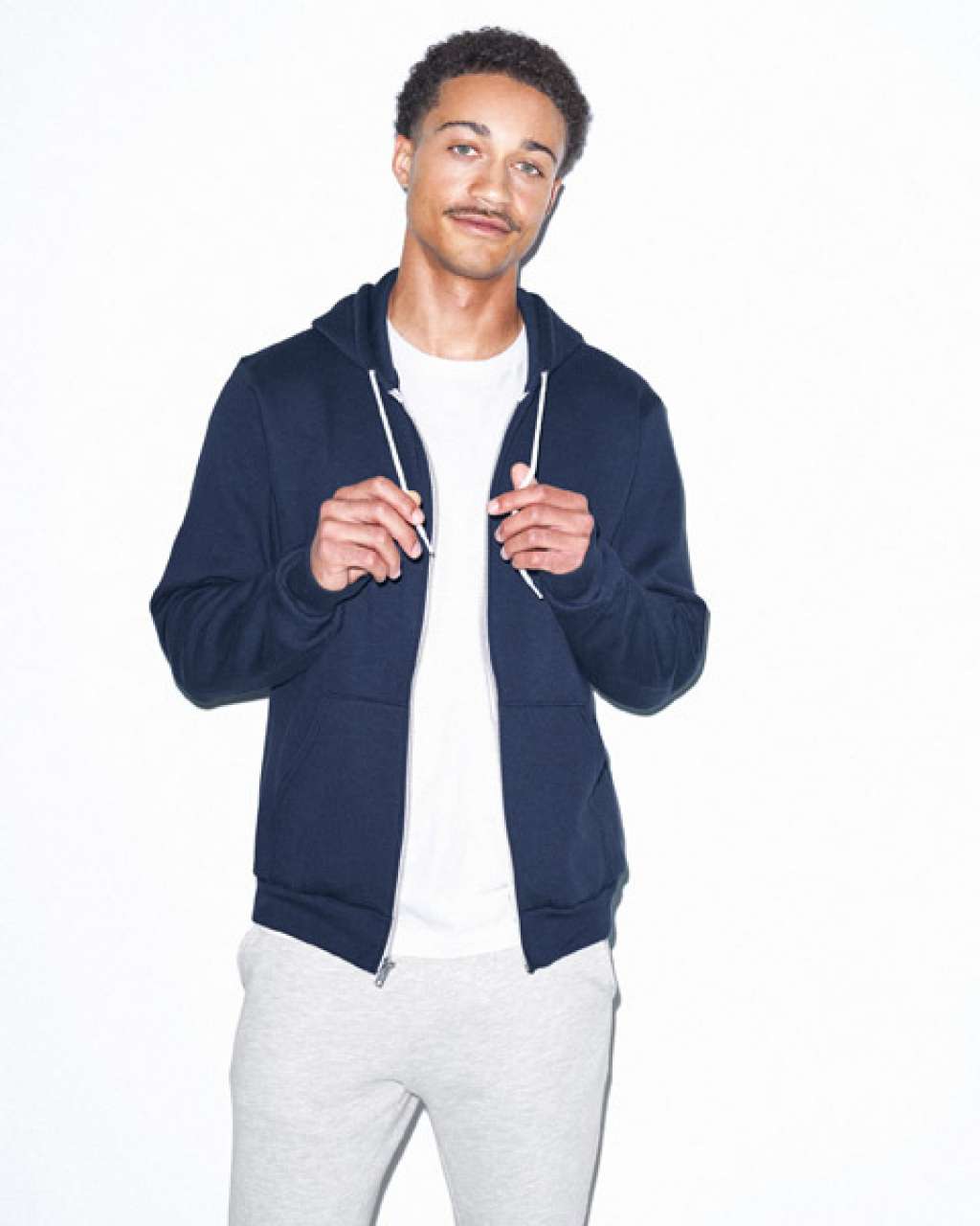 AAF497 - UNISEX FLEX FLEECE ZIP HOODIE