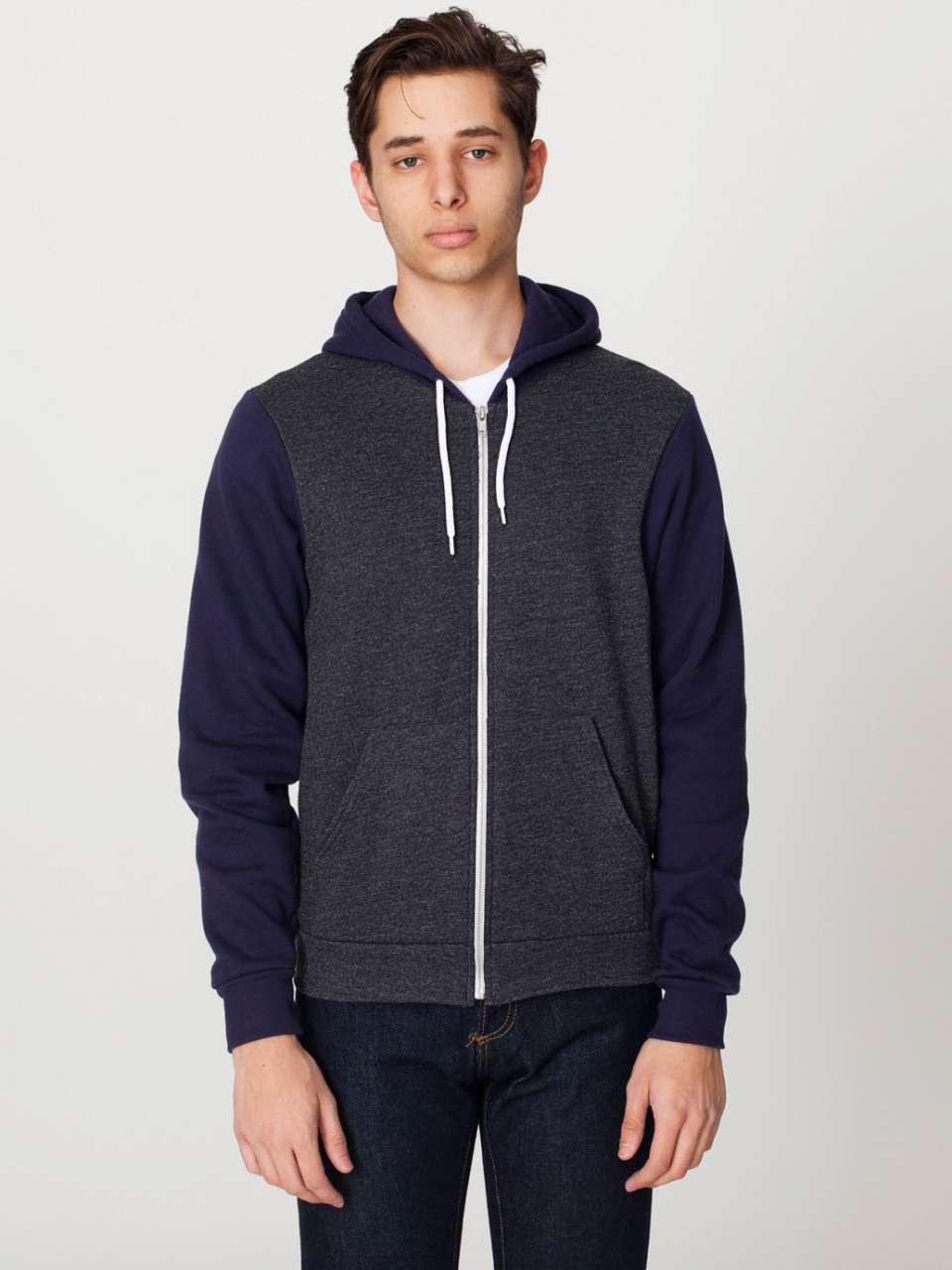 AAF497 - UNISEX FLEX FLEECE ZIP HOODIE