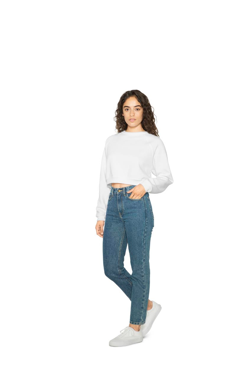 AARSAF3451 - WOMEN'S FLEX FLEECE CROP PULLOVER