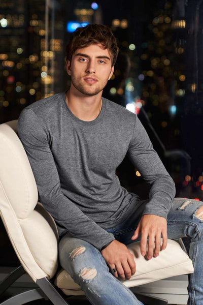 AN6740 - ADULT TRI-BLEND LONG SLEEVE TEE