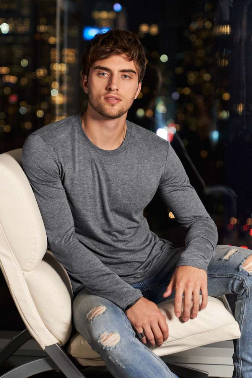 AN6740 - ADULT TRI-BLEND LONG SLEEVE TEE