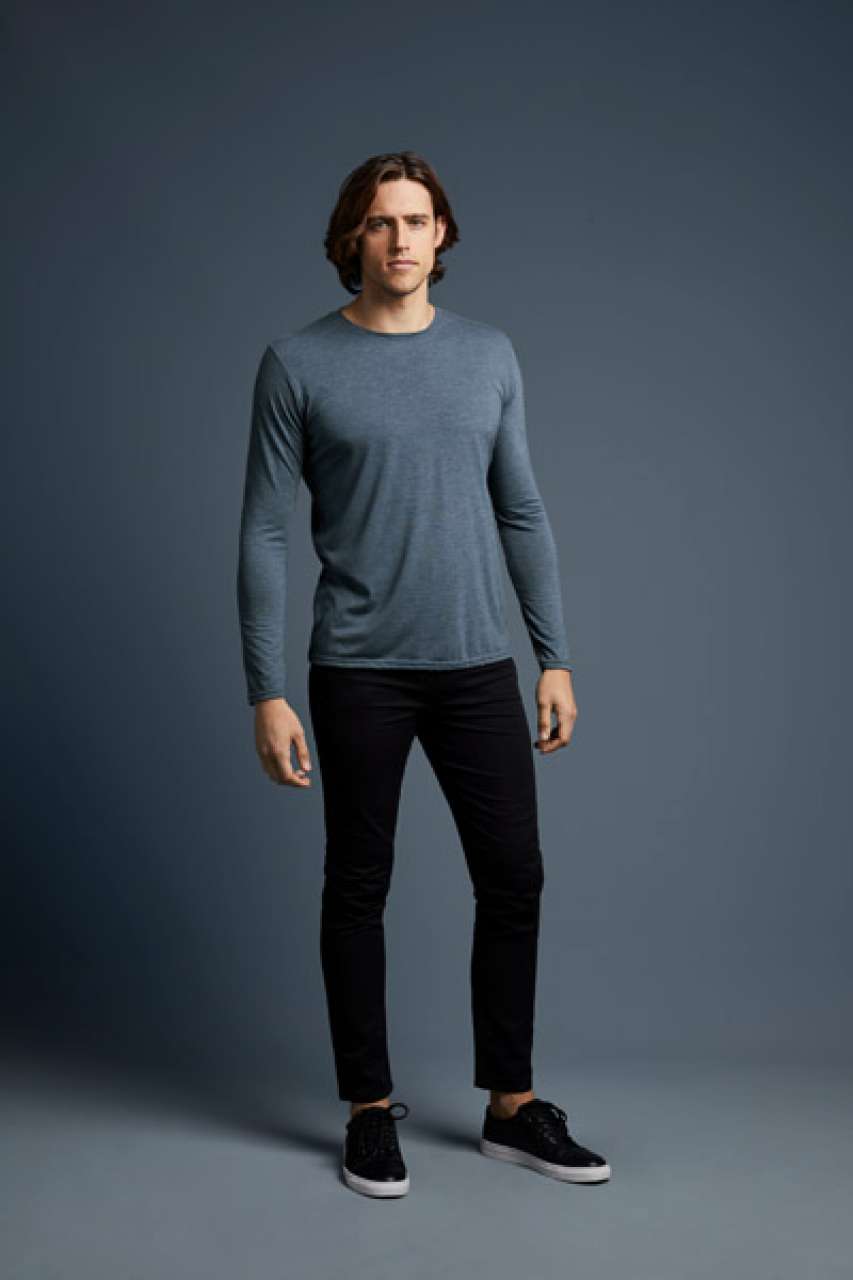 AN6740 - ADULT TRI-BLEND LONG SLEEVE TEE