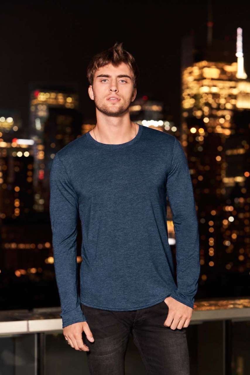 AN6740 - ADULT TRI-BLEND LONG SLEEVE TEE