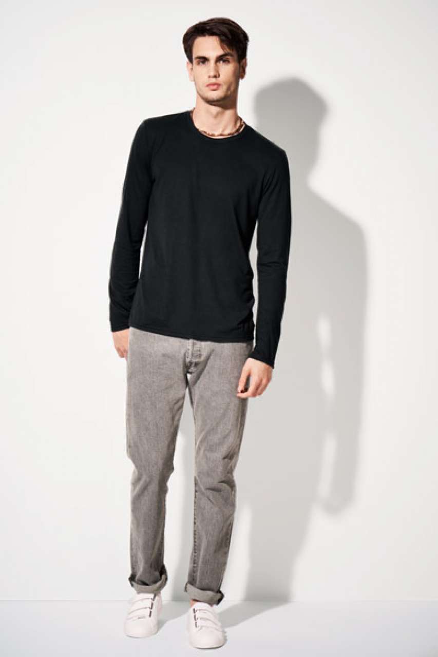 AN6740 - ADULT TRI-BLEND LONG SLEEVE TEE