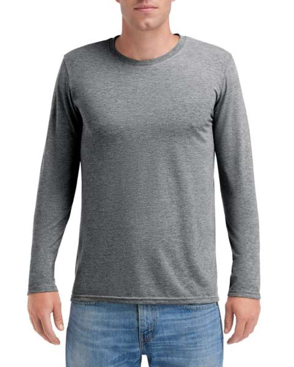 AN6740 - ADULT TRI-BLEND LONG SLEEVE TEE