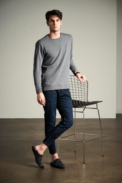 AN73000 - UNISEX LIGHT TERRY CREW