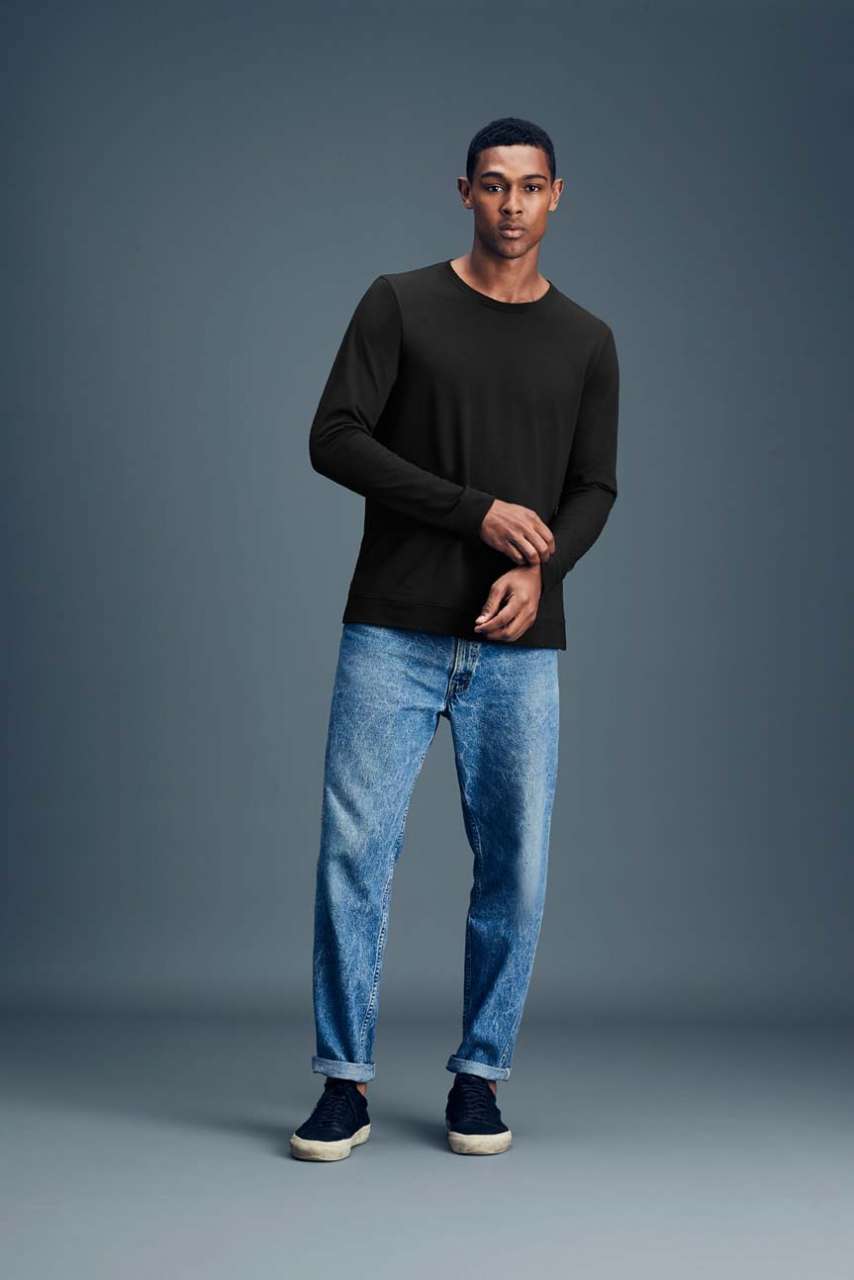 AN73000 - UNISEX LIGHT TERRY CREW