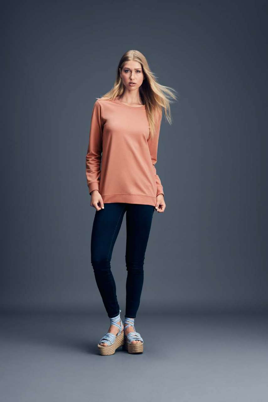 AN73000 - UNISEX LIGHT TERRY CREW