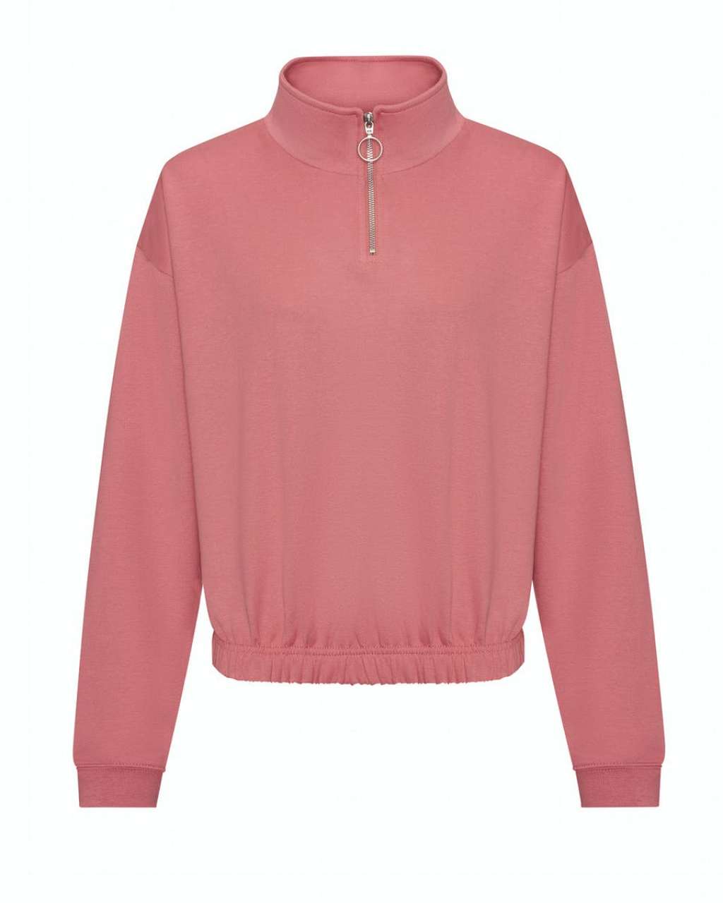 AWJH037 - WOMEN'S CROPPED 1/4 ZIP SWEAT
