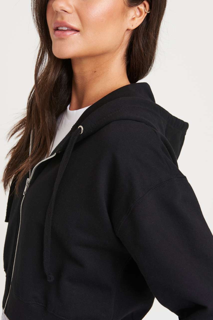 AWJH065 - WOMEN'S FASHION CROPPED ZOODIE