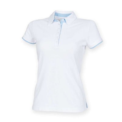 FR201 - LADIES CONTRAST POLO SHIRT