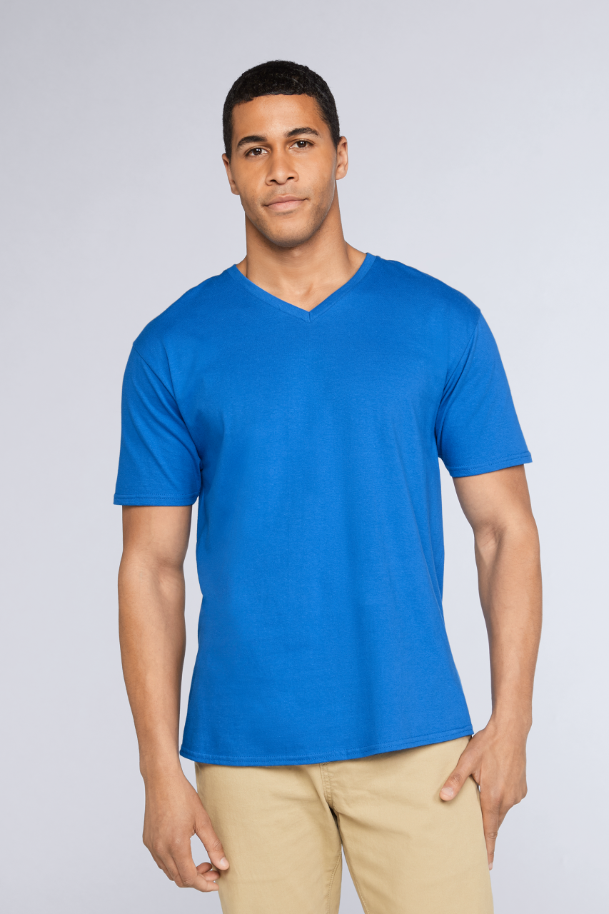 GI41V00 - PREMIUM COTTON® ADULT V-NECK T-SHIRT