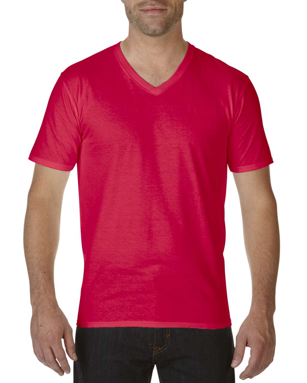 GI41V00 - PREMIUM COTTON® ADULT V-NECK T-SHIRT