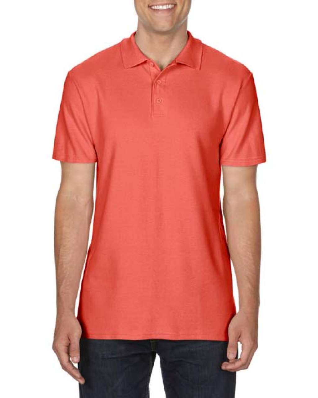 GI64800 - SOFTSTYLE® ADULT DOUBLE PIQUÉ POLO – Mărimi 2XL, 3XL, 4XL, S, M, L