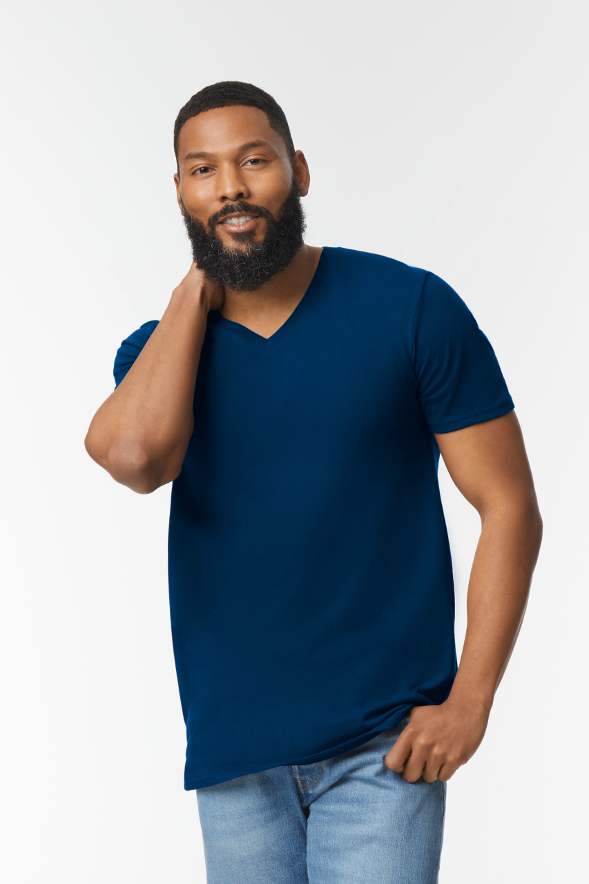 GI64V00 - SOFTSTYLE® ADULT V-NECK T-SHIRT