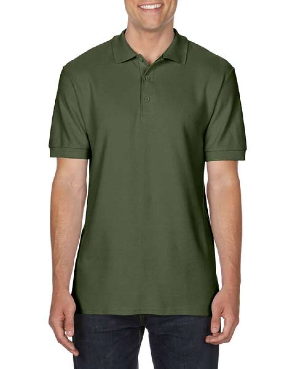 GI85800 - PREMIUM COTTON® ADULT DOUBLE PIQUÉ POLO