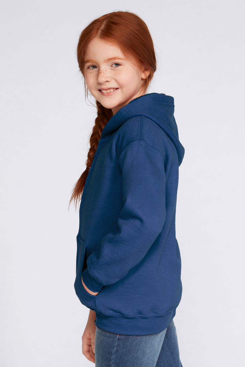 GIB18600 - HEAVY BLEND™ YOUTH FULL ZIP HOODED SWEATSHIRT