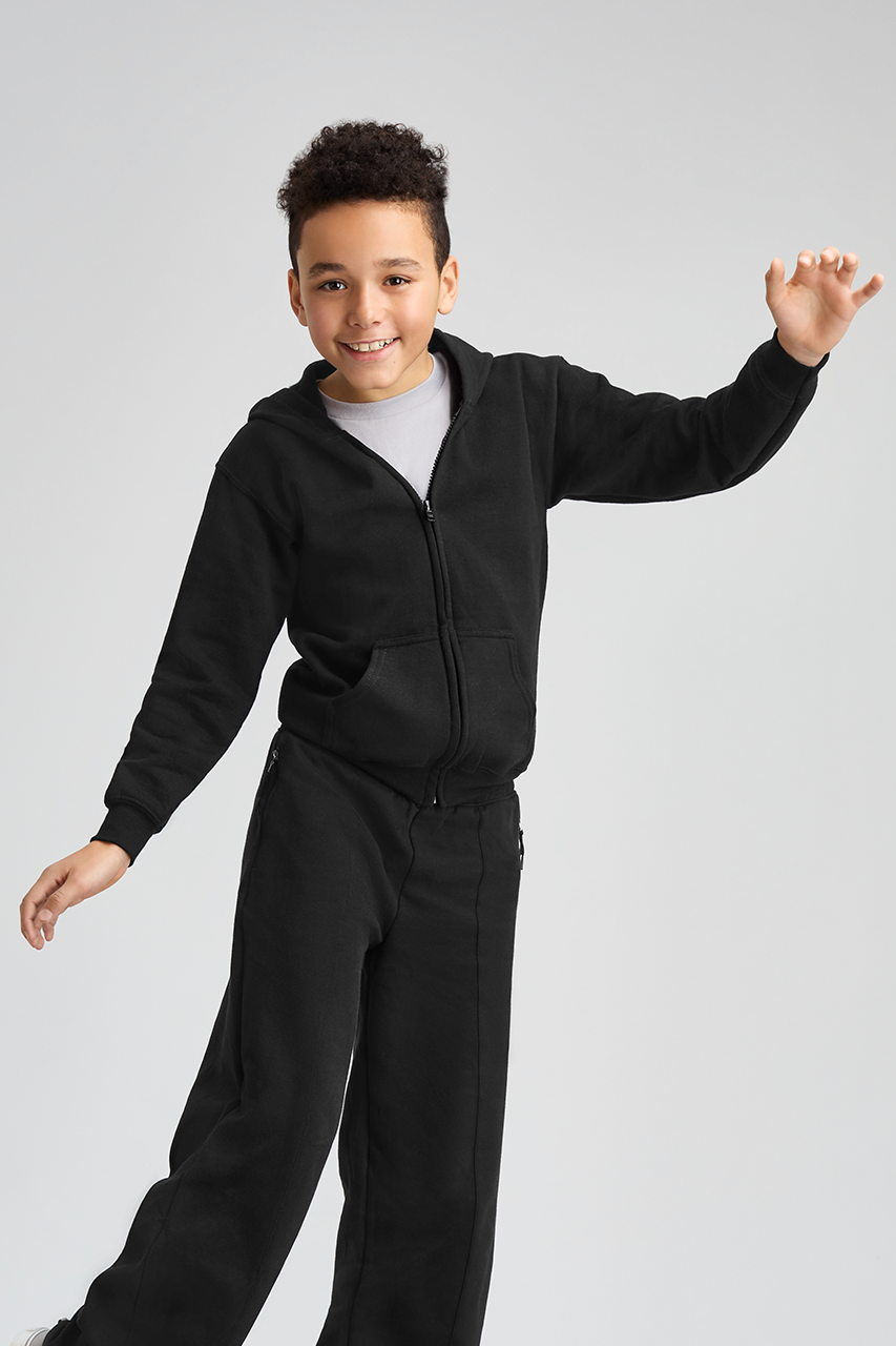 GIB18600 - HEAVY BLEND™ YOUTH FULL ZIP HOODED SWEATSHIRT