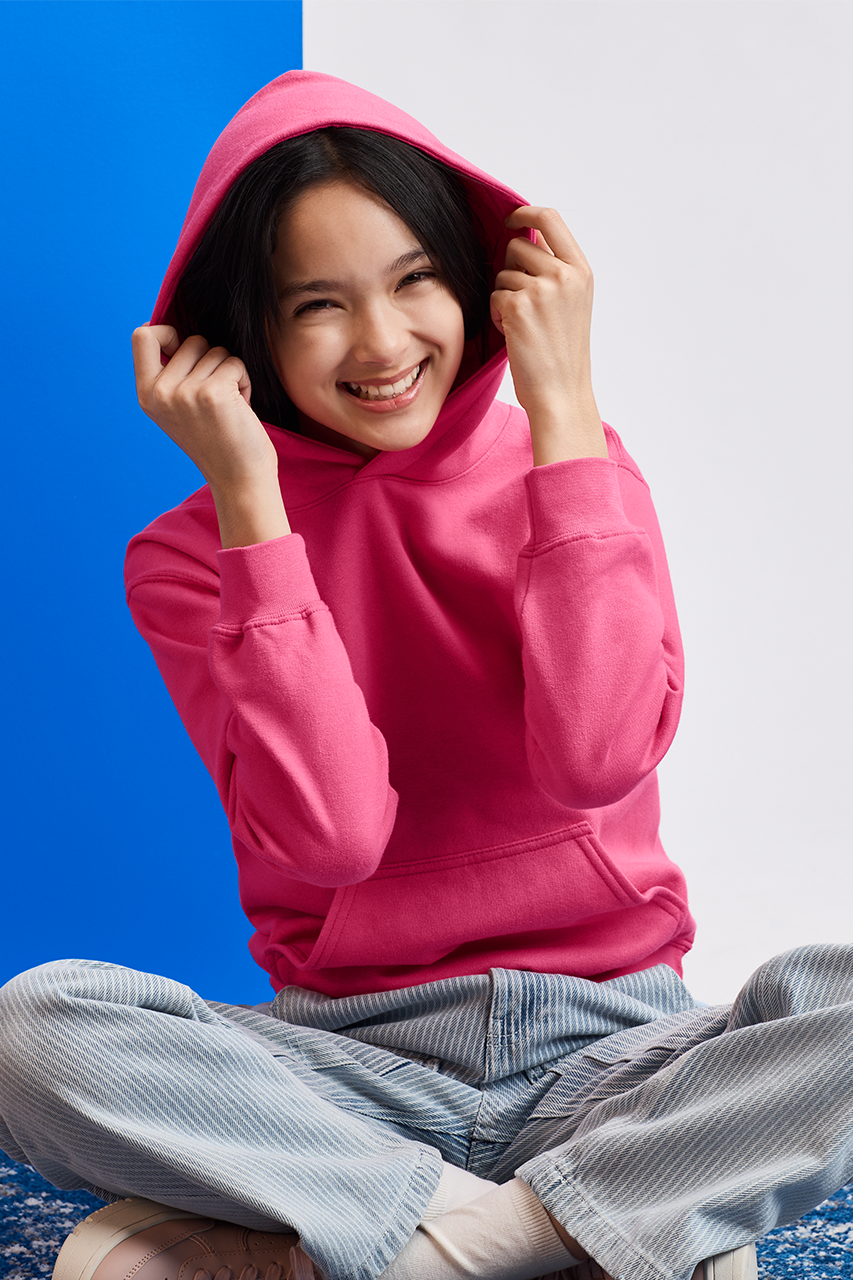 GIBSF500 - SOFTSTYLE® MIDWEIGHT FLEECE YOUTH HOODIE