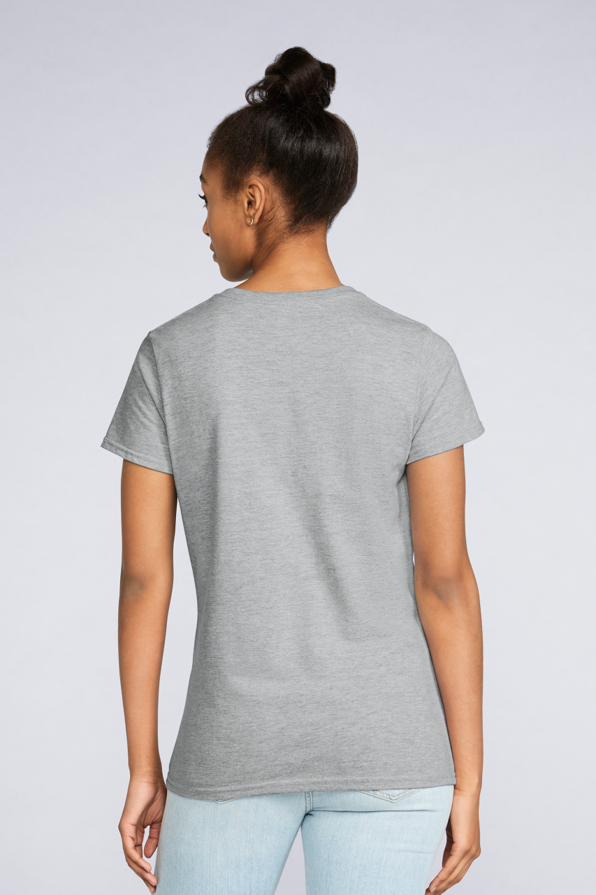 GIL4100V - PREMIUM COTTON® LADIES' V-NECK T-SHIRT