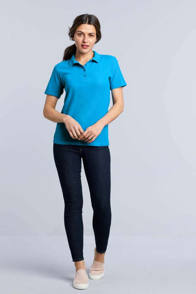 GIL64800 - SOFTSTYLE® LADIES' DOUBLE PIQUÉ POLO