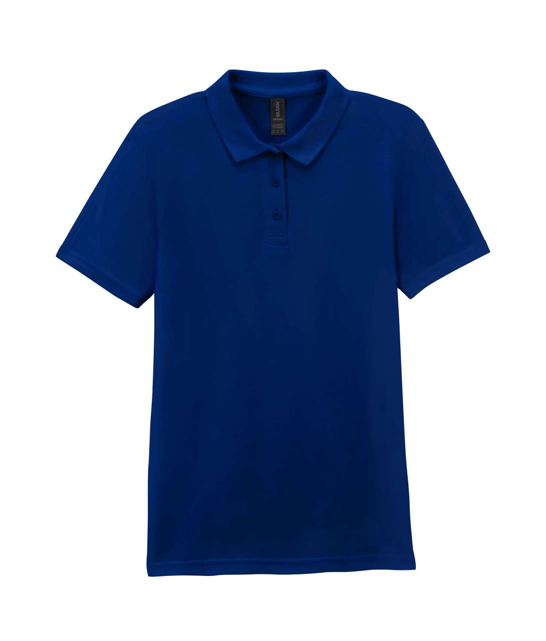 GIL64800-B3 - SOFTSTYLE® LADIES' DOUBLE PIQUÉ POLO WITH 3 COLOUR-MATCHED BUTTONS