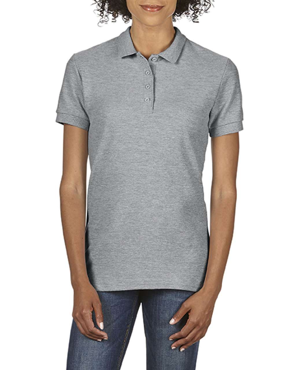 GIL64800 - SOFTSTYLE® LADIES' DOUBLE PIQUÉ POLO