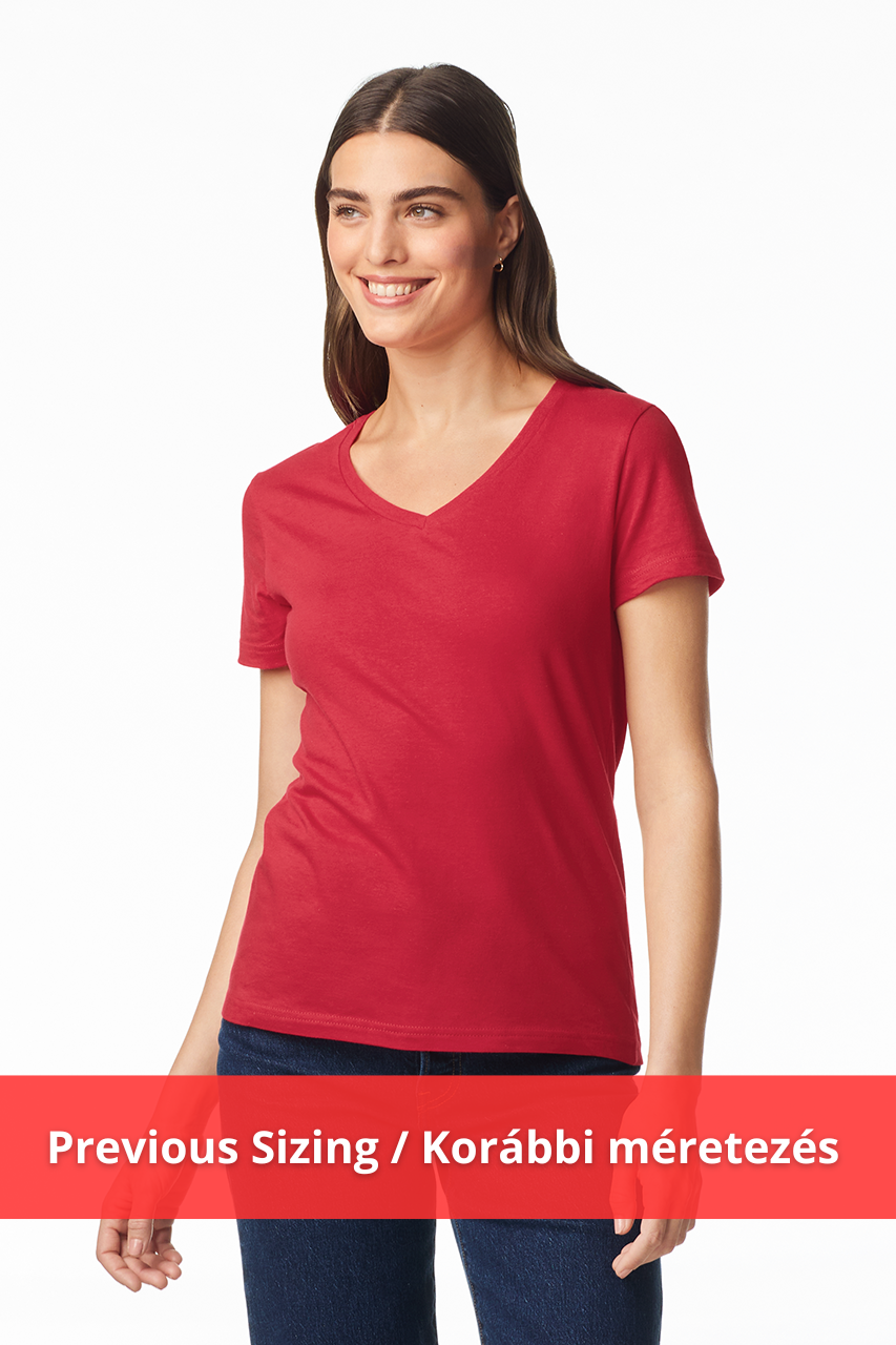 GIL64V00-EX - SOFTSTYLE® LADIES' V-NECK T-SHIRT