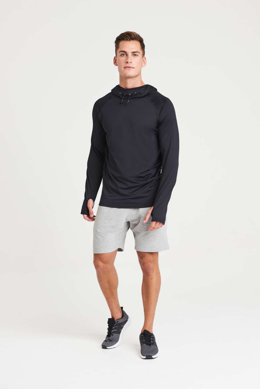 JC037 - MENS COOL COWL NECK TOP