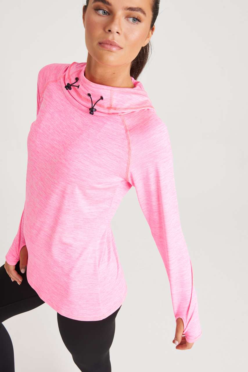 JC038 - WOMEN'S COOL COWL NECK TOP