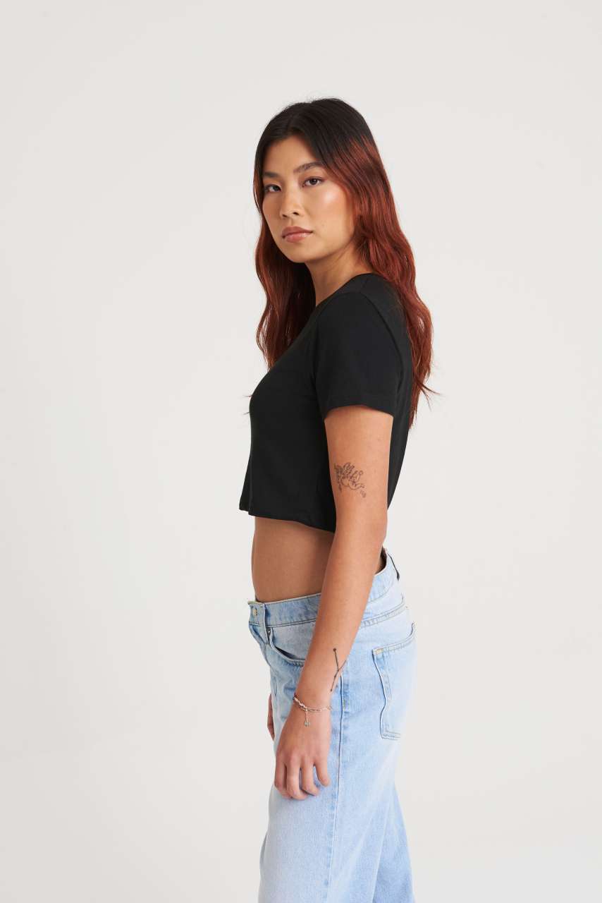 JT006 - WOMEN'S TRI-BLEND CROPPED T