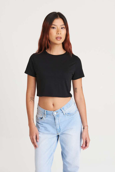 JT006 - WOMEN'S TRI-BLEND CROPPED T