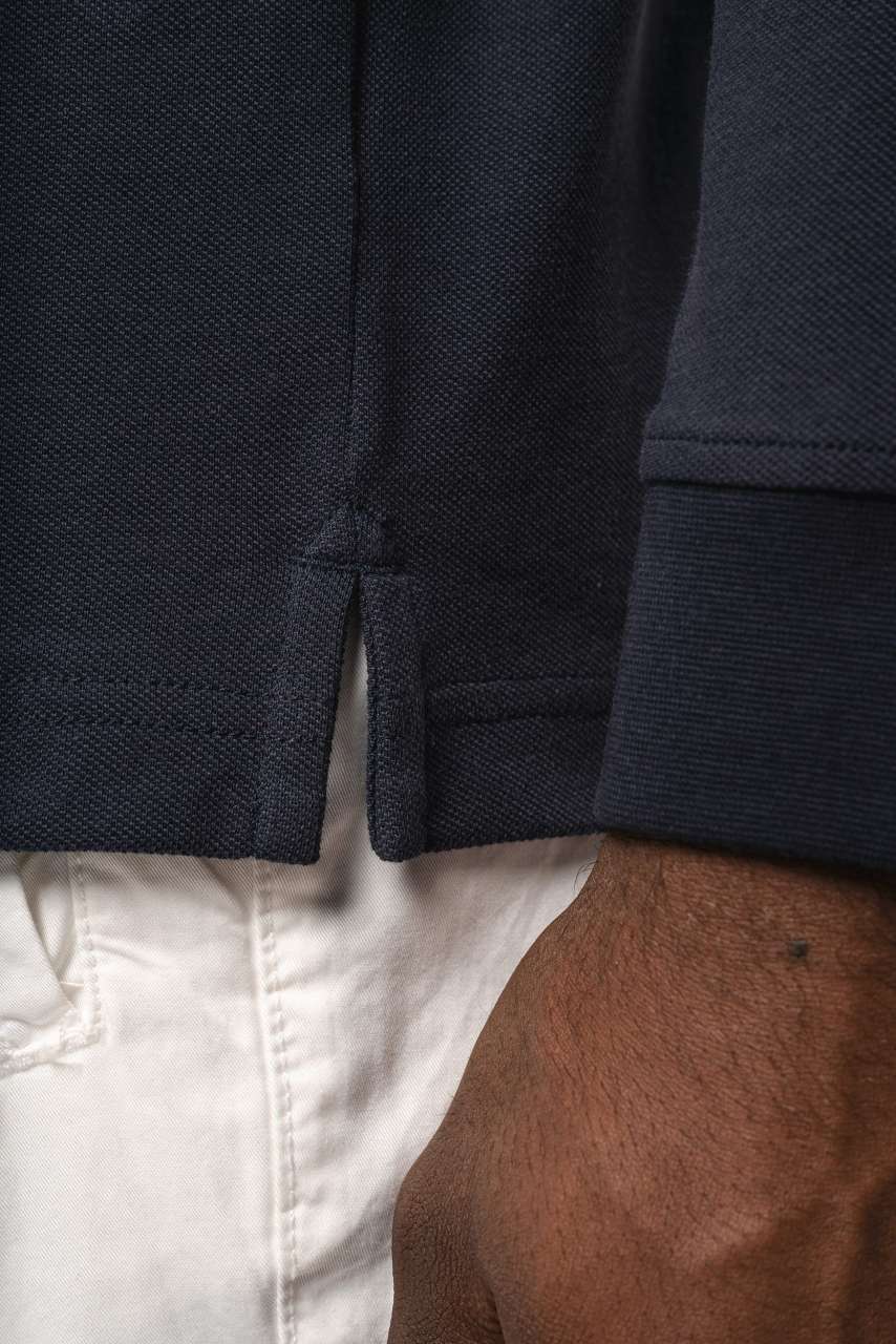 KA2027 - MEN’S ORGANIC 180 PIQUÉ POLO SHIRT LONG SLEEVES
