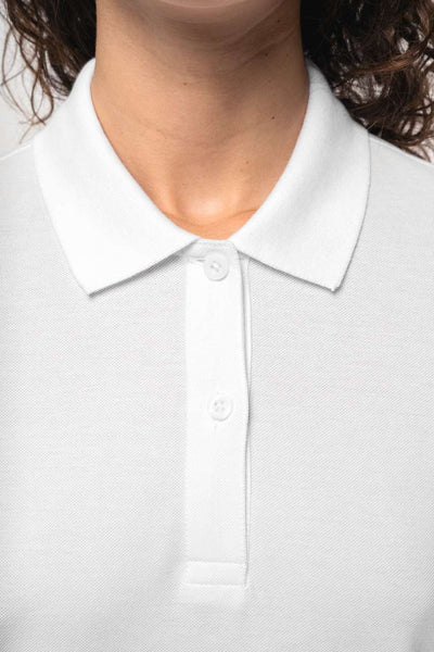 KA2028 - LADIES’ ORGANIC 180 PIQUÉ POLO SHIRT LONG SLEEVES