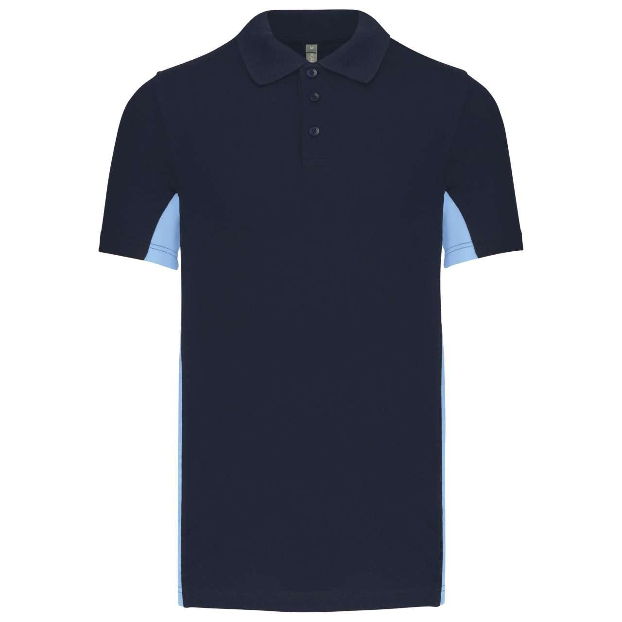 KA232 - FLAG - SHORT-SLEEVED TWO-TONE POLO SHIRT