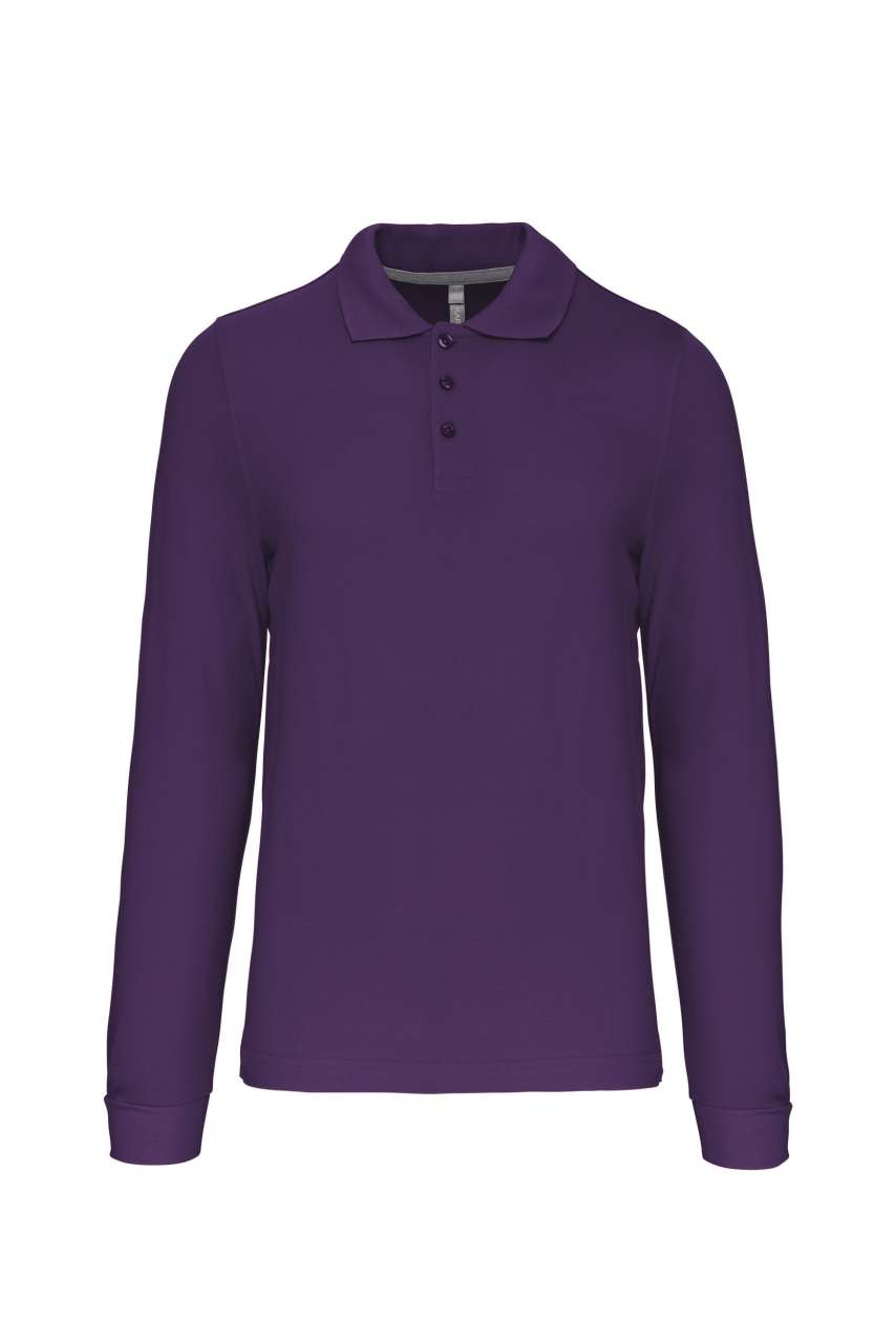 KA243 - MEN'S LONG-SLEEVED POLO SHIRT – Mărimi 2XL, 3XL, 4XL, S