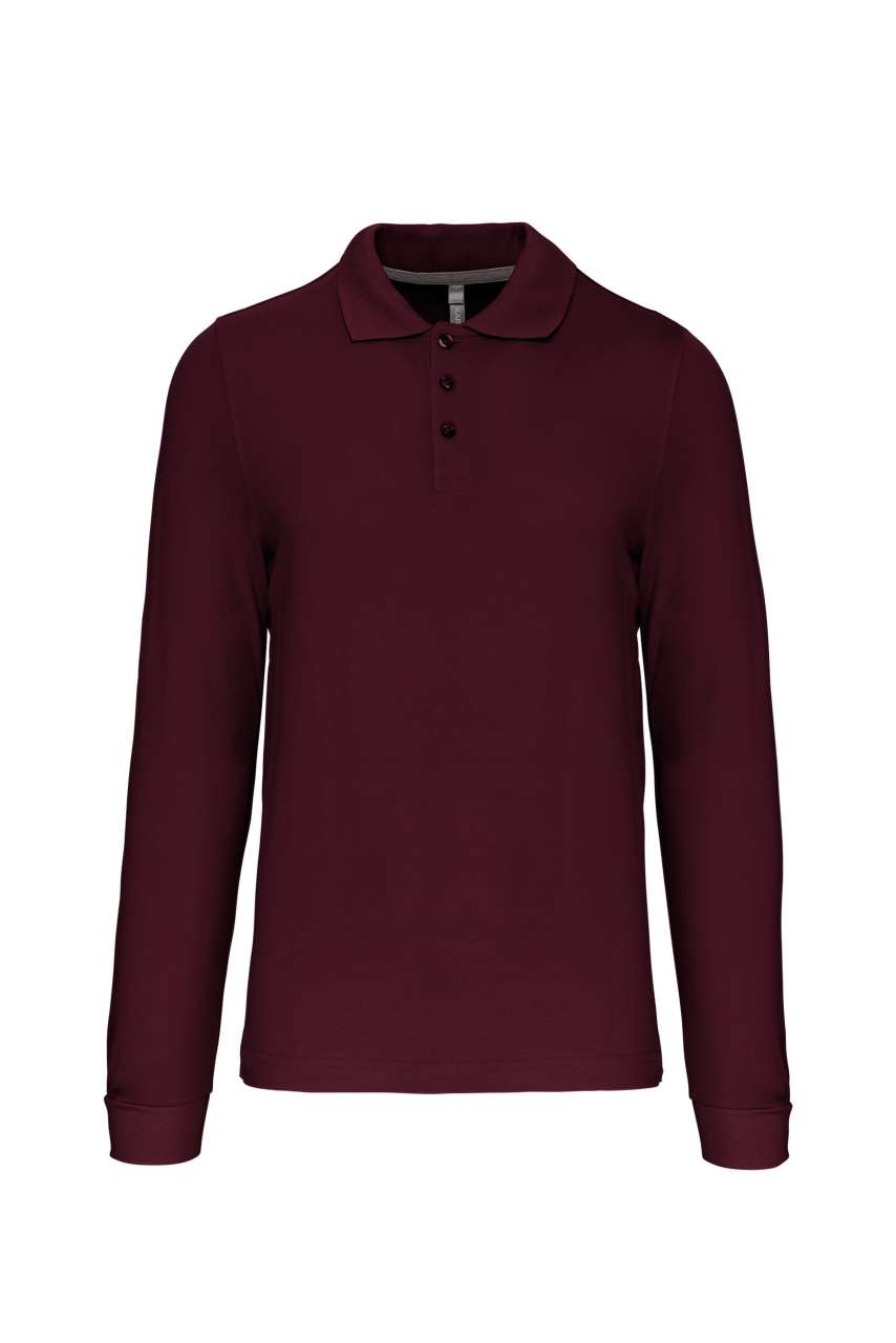 KA243 - MEN'S LONG-SLEEVED POLO SHIRT – Mărimi 2XL, 3XL, 4XL, S