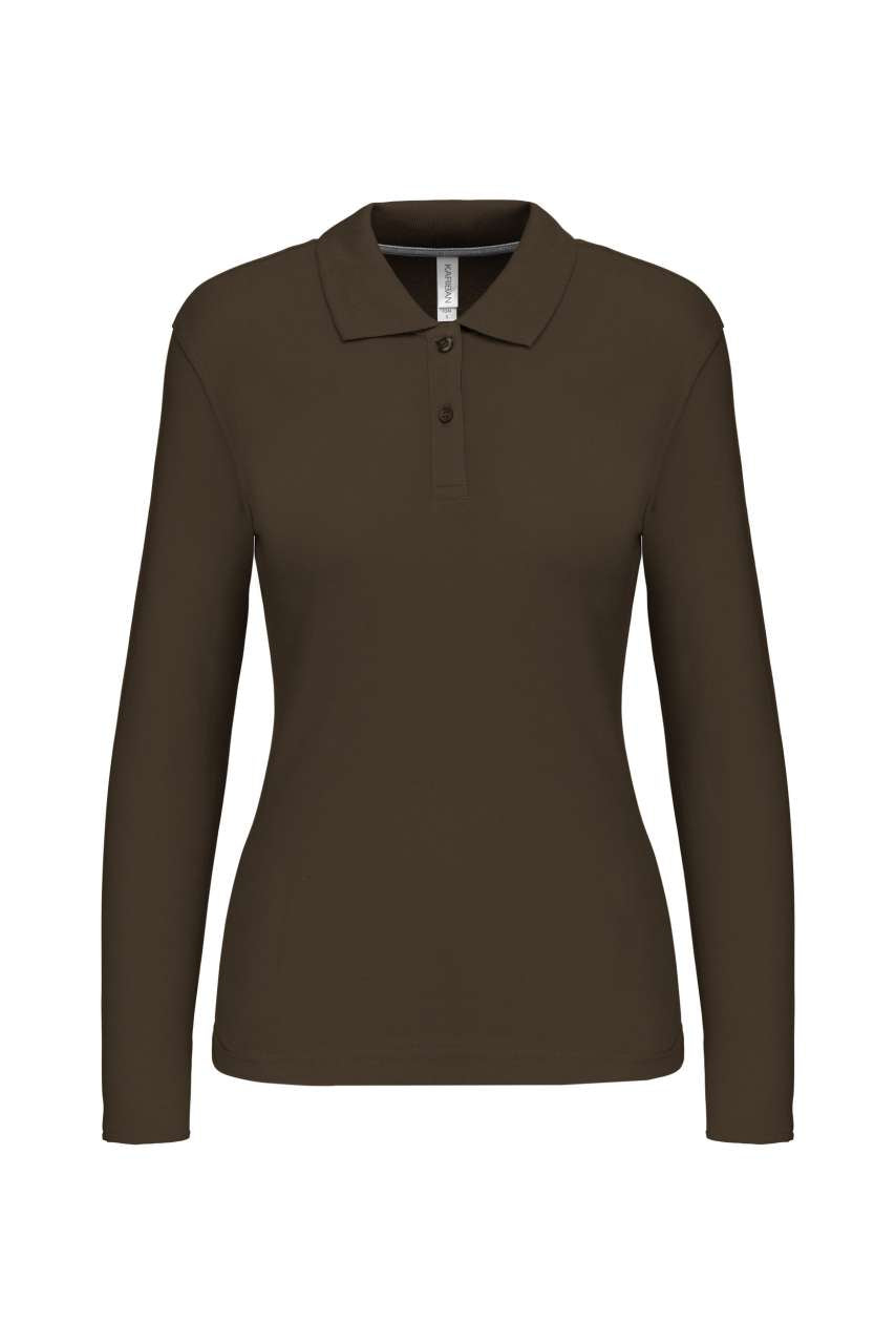KA244 - LADIES' LONG-SLEEVED POLO SHIRT – Mărimi 2XL, 3XL, S, M
