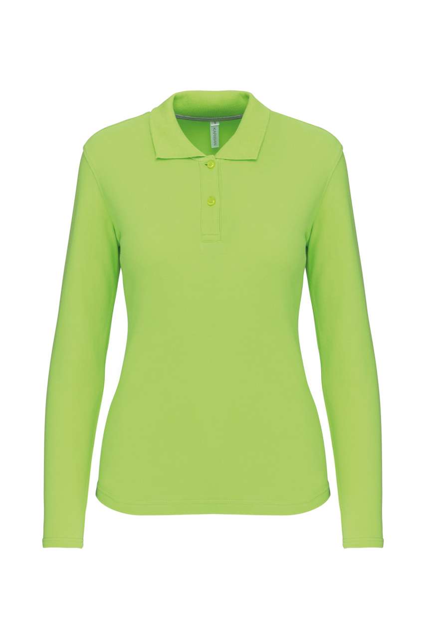 KA244 - LADIES' LONG-SLEEVED POLO SHIRT – Mărimi L, XL