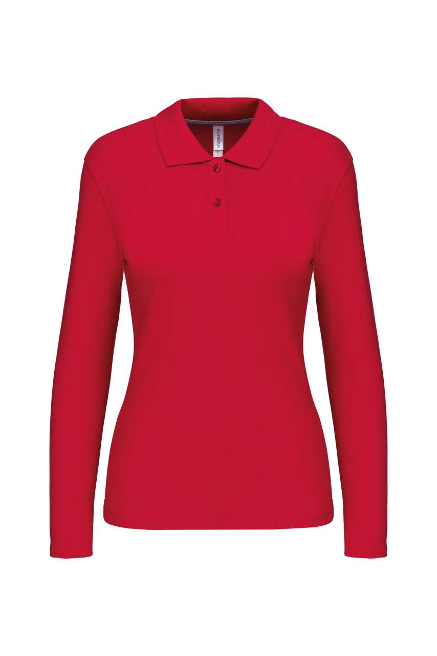 KA244 - LADIES' LONG-SLEEVED POLO SHIRT – Mărimi L, XL