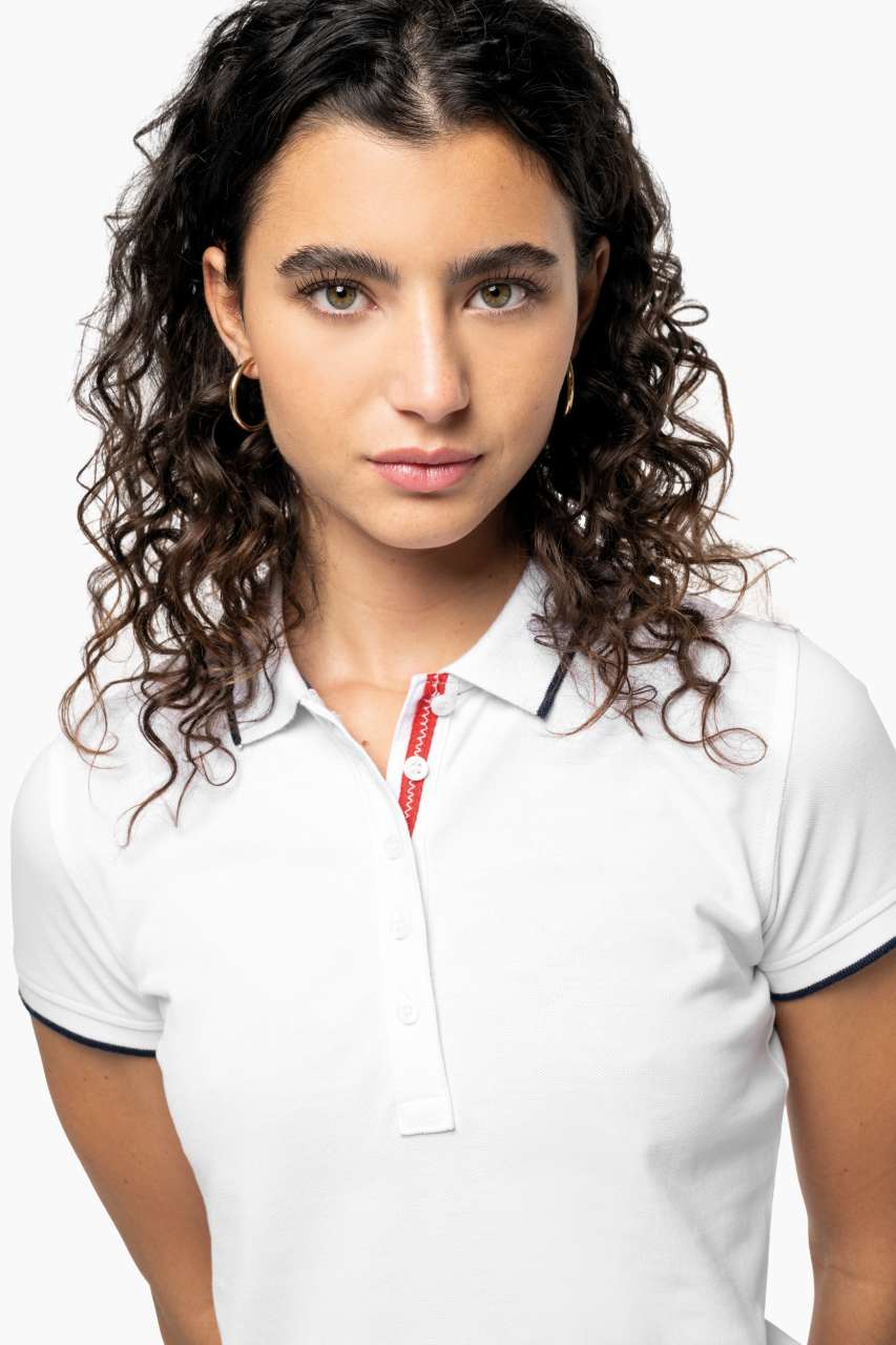 KA252 - LADIES' SHORT-SLEEVED PIQUÉ KNIT POLO SHIRT