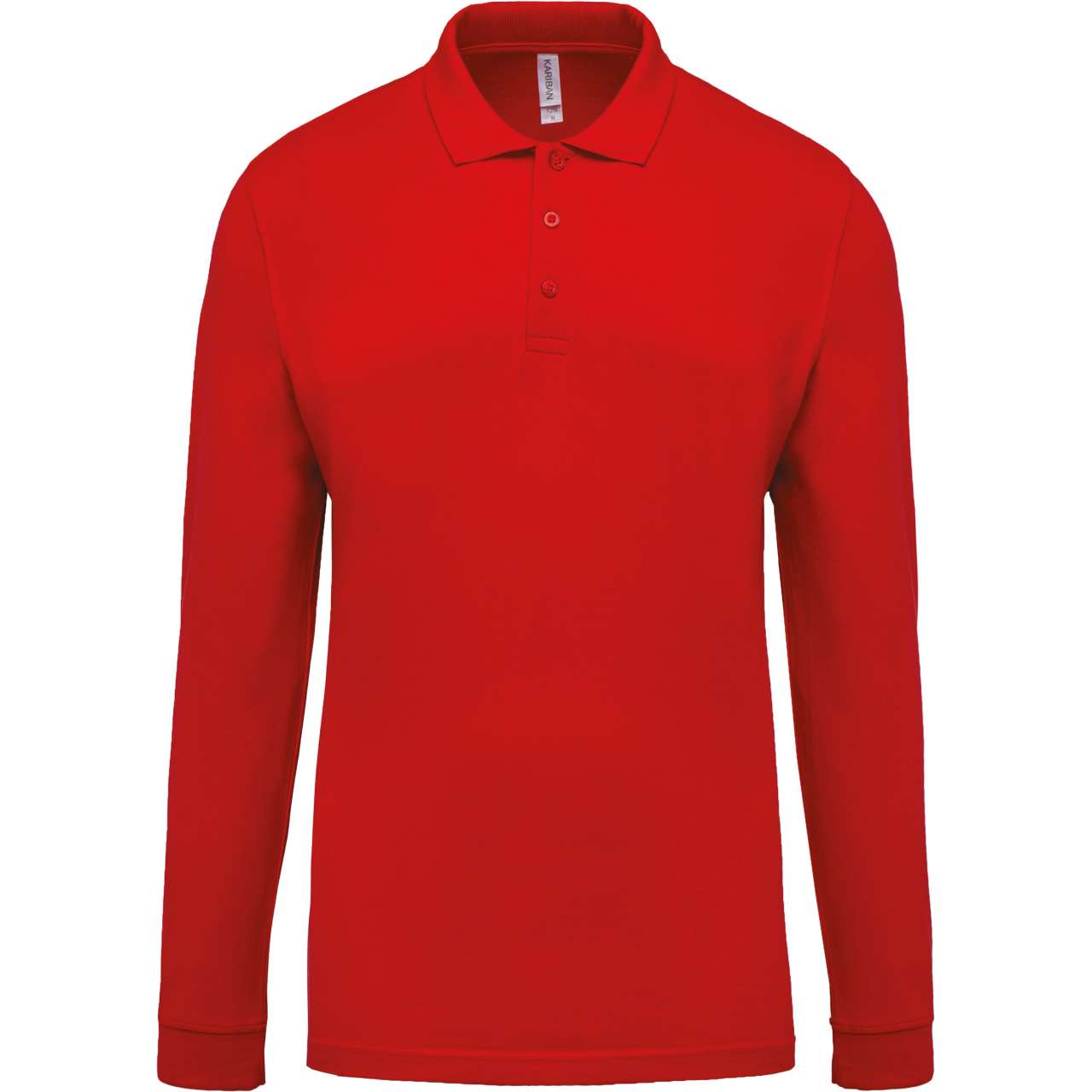 KA256 - MEN'S LONG-SLEEVED PIQUÉ POLO SHIRT – Mărimi 2XL, 3XL, 4XL, S, M, L