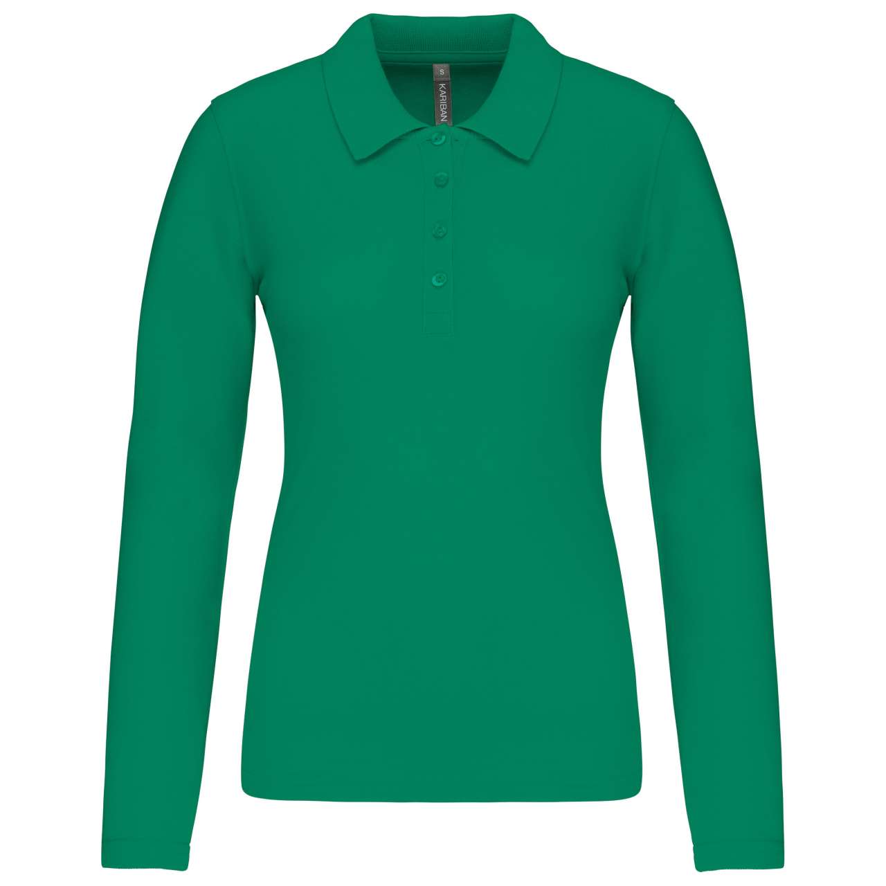 KA257 - LADIES’ LONG-SLEEVED PIQUÉ POLO SHIRT – Mărimi 2XL, 3XL, XS, S, M, L