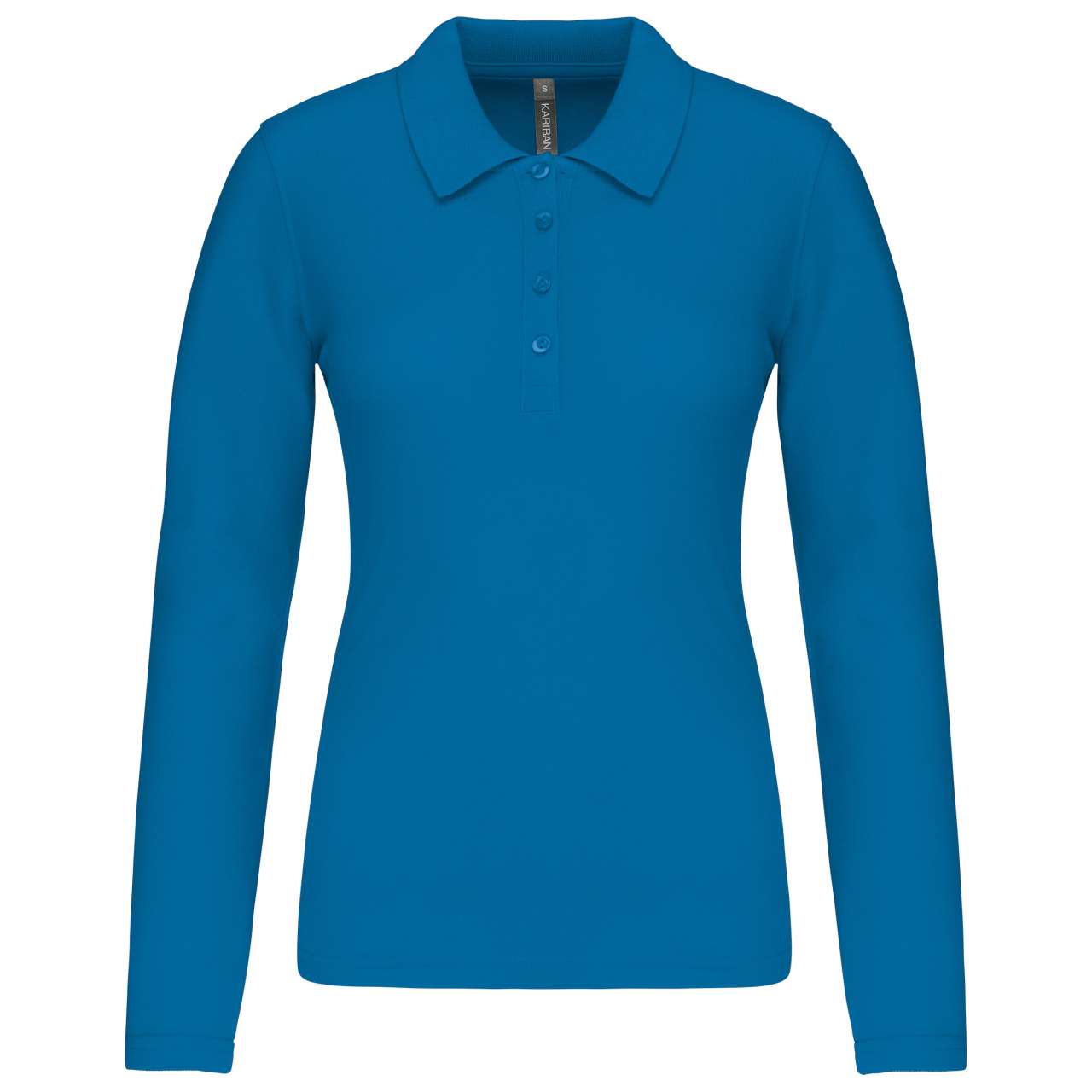 KA257 - LADIES’ LONG-SLEEVED PIQUÉ POLO SHIRT – Mărimi 2XL, 3XL, XS, S, M, L