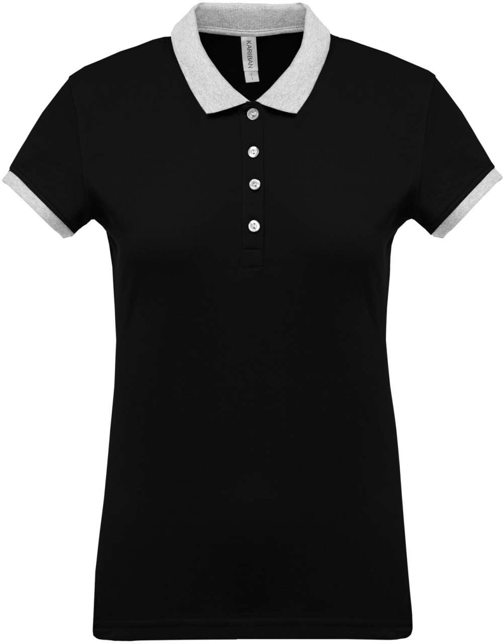 KA259 - LADIES’ TWO-TONE PIQUÉ POLO SHIRT