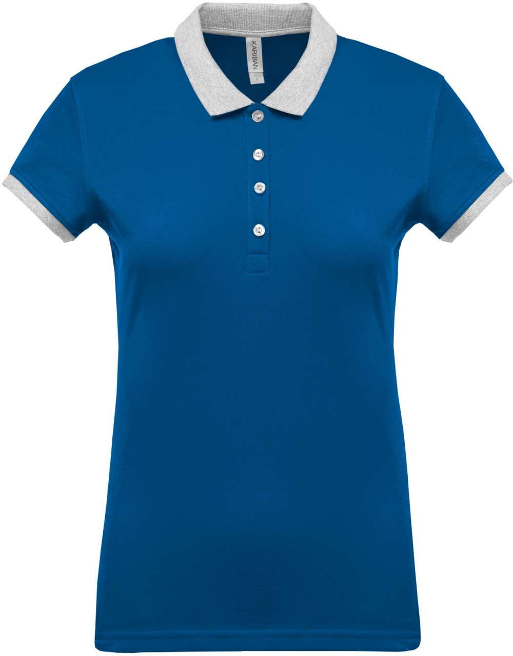 KA259 - LADIES’ TWO-TONE PIQUÉ POLO SHIRT